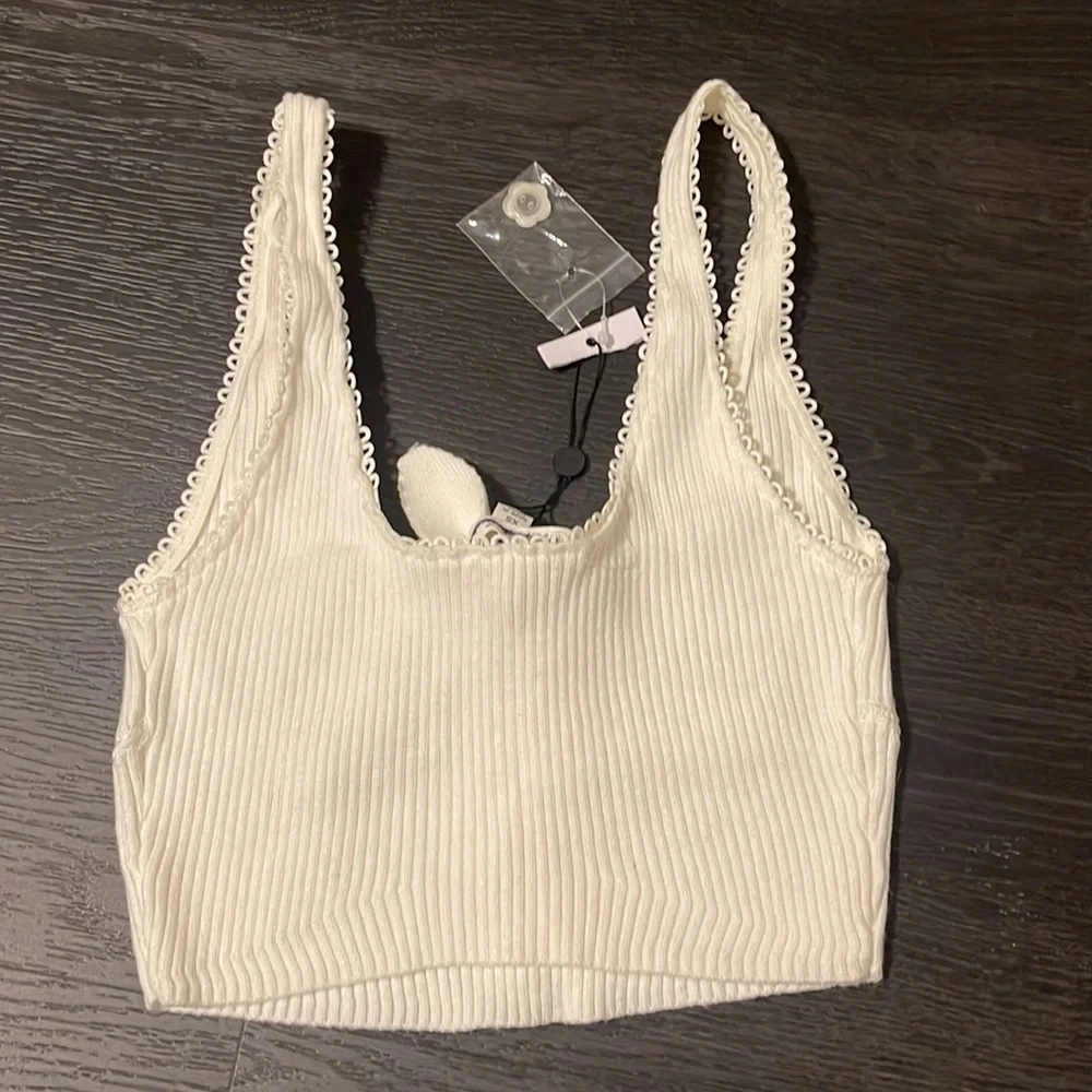 NWT For Love & Lemons Crop Top - SIZE: XS - Picture 4 of 4